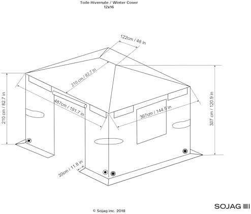 How We Winterized Our Gazebo with Sojag's Universal Cover